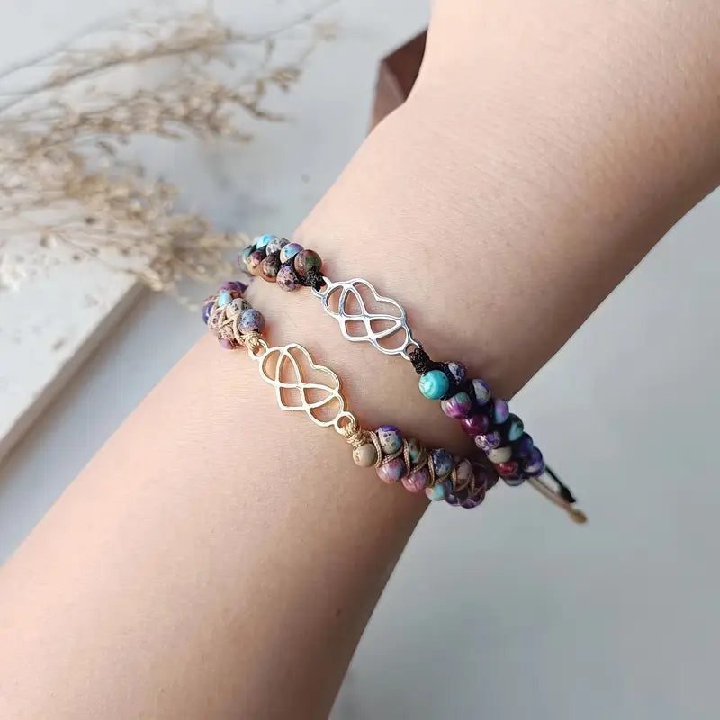 Bransoletka Eternal Heart z Kamienia | Razem przeciwko rakowi piersi