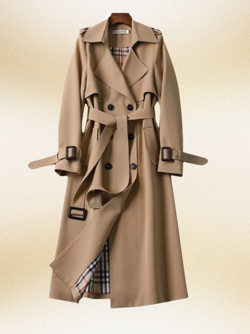 Bella™ – Długi Zimowy Płaszcz Trenczowy