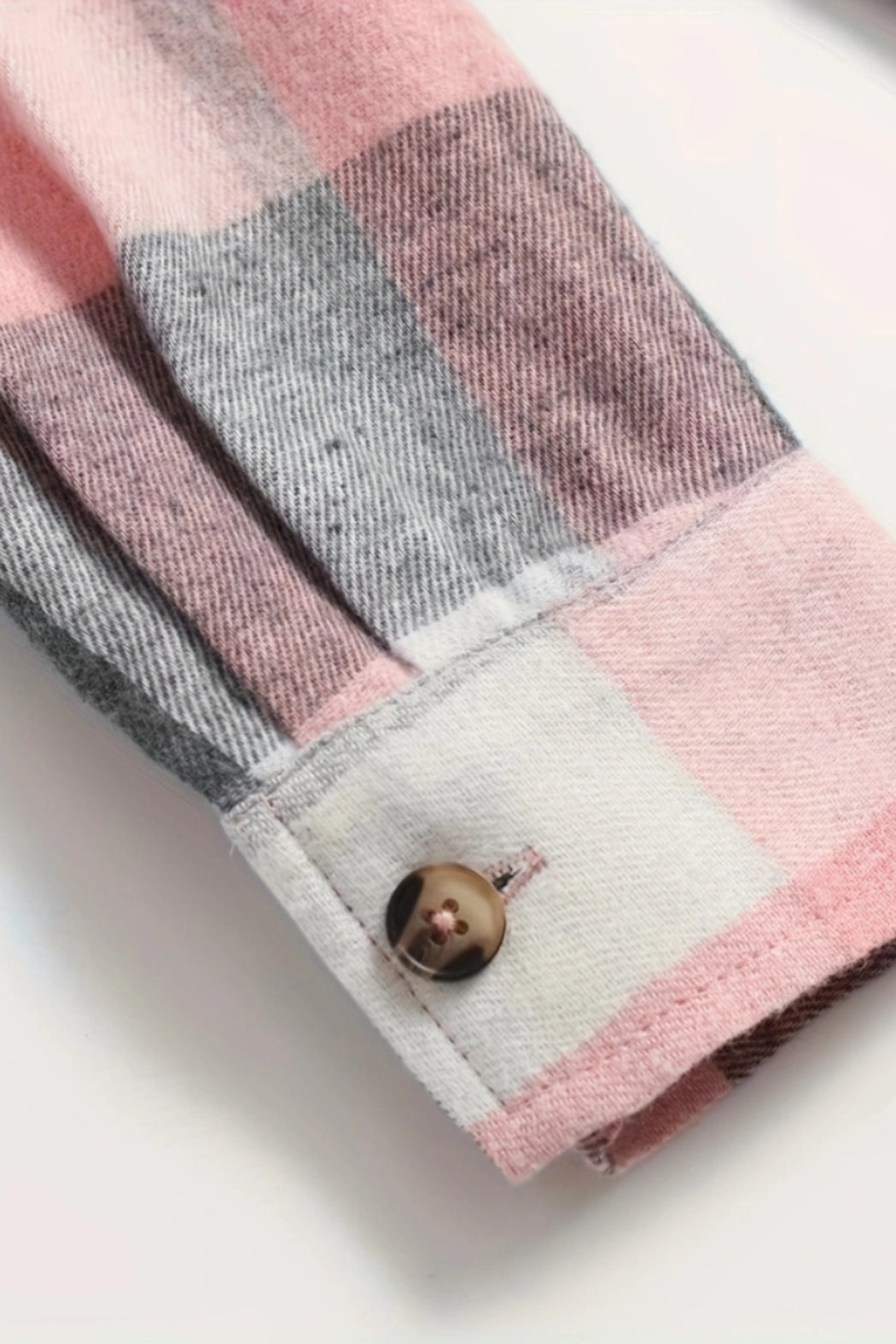 Sofia™ –Różowa Koszula w Kratkę